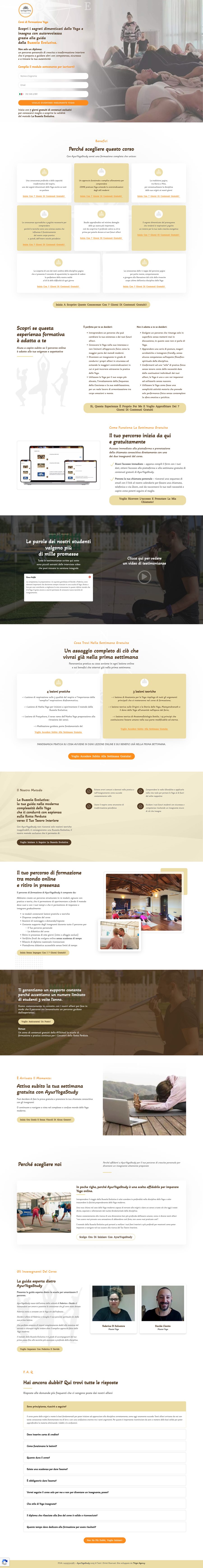 Anteprima homepage AyurYogaStudy