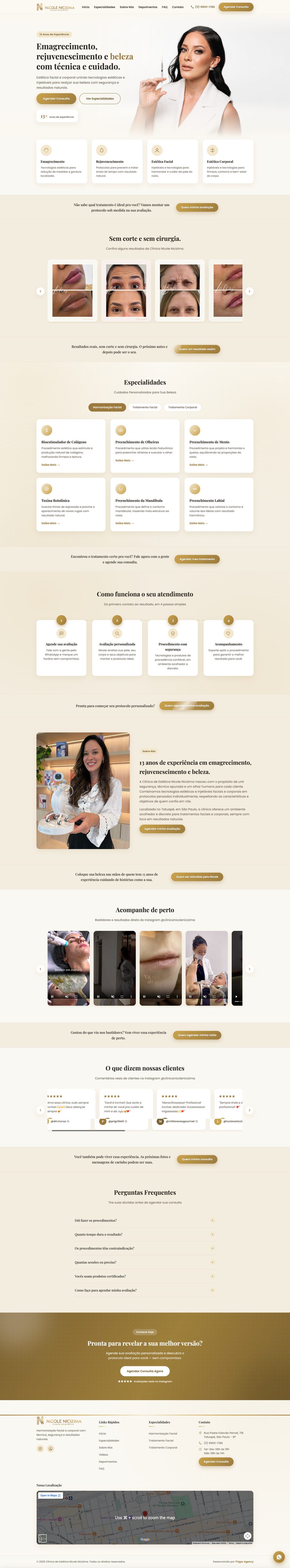 Anteprima homepage Nicole Nicizima