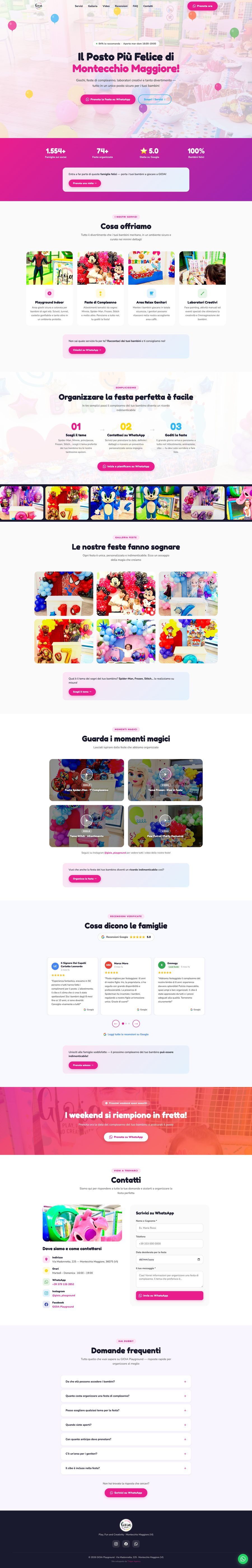 Anteprima homepage GIOIA Playground